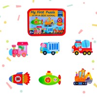 My Baby’s First Puzzle Wooden Jigsaw Puzzles for Toddlers 2 3 4 Years Old- Cognitive Development and Montessori Learning Puzzle Sets