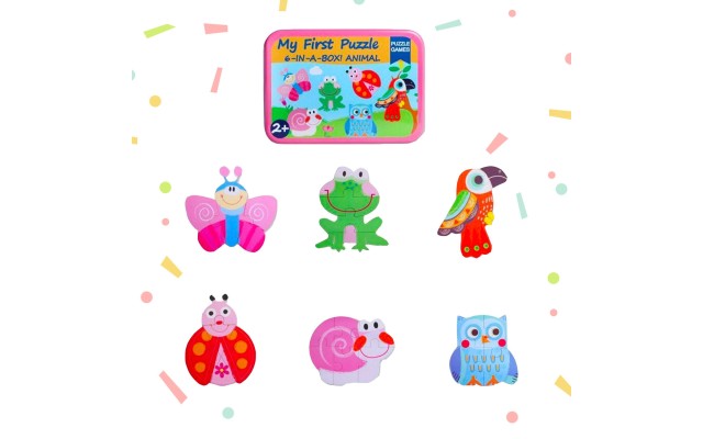My Baby’s First Puzzle Wooden Jigsaw Puzzles for Toddlers 2 3 4 Years Old- Cognitive Development and Montessori Learning Puzzle Sets