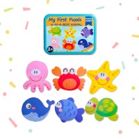 My Baby’s First Puzzle Wooden Jigsaw Puzzles for Toddlers 2 3 4 Years Old- Cognitive Development and Montessori Learning Puzzle Sets