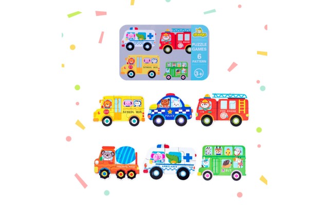 My Baby’s First Puzzle Wooden Jigsaw Puzzles for Toddlers 2 3 4 Years Old- Cognitive Development and Montessori Learning Puzzle Sets