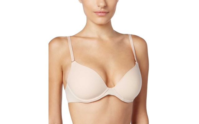  Bare Contour Matte-Jersey Underwire Bra (Beige, 32 DD)