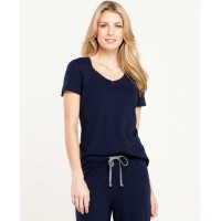 Nautica Anchors Top (Navy, XS)