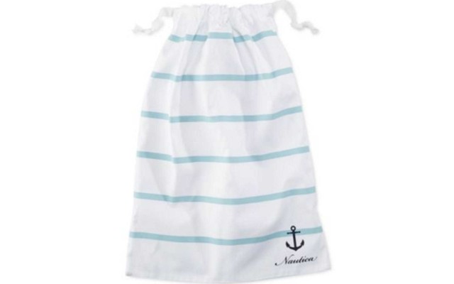 Laundry Bag (White/Blue, One Size)