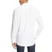  Long Sleeve Solid Oxford Shirt (Bright White, XXL)
