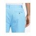  Men’s Big and Tall Classic Fit Flat Front Stretch Chino Deck Short (Alaskan Blue, 40W Tall)