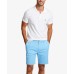  Men’s Big and Tall Classic Fit Flat Front Stretch Chino Deck Short (Alaskan Blue, 40W Tall)