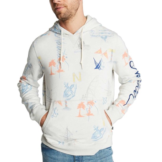  Men’s Classic-Fit Limited-Edition Printed Logo Hoodies
