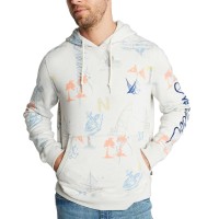 Nautica Men’s Classic-Fit Limited-Edition Printed Logo Hoodies