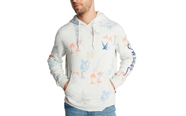  Men’s Classic-Fit Limited-Edition Printed Logo Hoodies