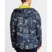  Men’s Full-Zip Graphic Print Hooded Windbreaker Jackets