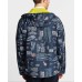  Men’s Full-Zip Graphic Print Hooded Windbreaker Jackets