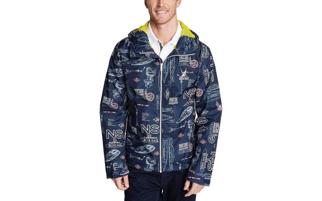  Men’s Full-Zip Graphic Print Hooded Windbreaker Jackets
