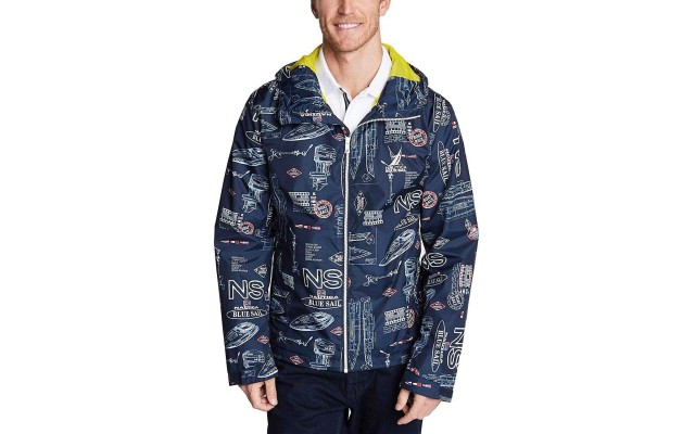 Men’s Full-Zip Graphic Print Hooded Windbreaker Jackets