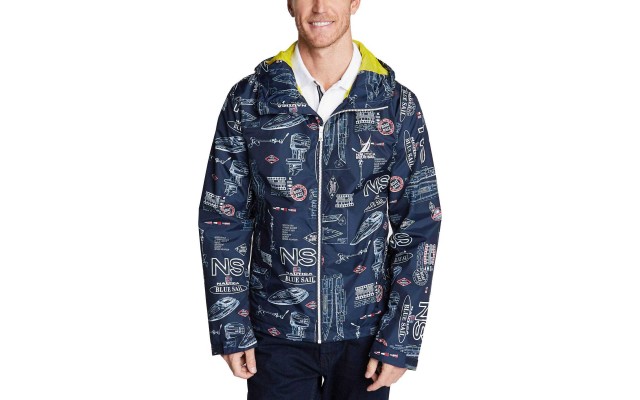  Men’s Full-Zip Graphic Print Hooded Windbreaker Jackets