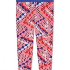 Nike Dri-FIT Geo-Print Capri Leggin (Bright Melon, 6X)