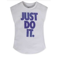Nike Girl’s  Sleeveless Graphic-Print T-Shirts