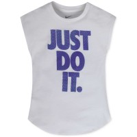 Nike Girl’s  Sleeveless Graphic-Print T-Shirts