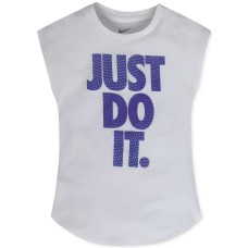Nike Girl’s  Sleeveless Graphic-Print T-Shirts