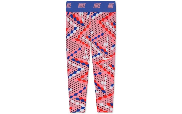 NİKE Girls Toddler & Little Dri-Fit Geo-Print Capri Leggings