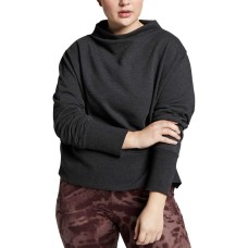 Nike Women’s Plus Size Fleece Funnel-Neck Training Blouse Pullover Shirt Tops