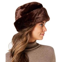 Nine West Women’s Faux Fur Cuff Cloche Hats