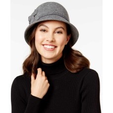 Nine West Women's Felt Self Flower Cloche Hats