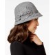  Women's Felt Self Flower Cloche Hats, Gray