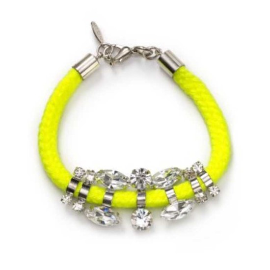  Rhodium Neon Jaipur Bracelet BR9575