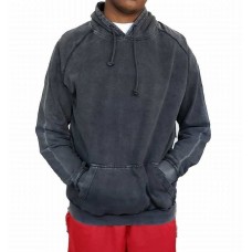 Oak & Rye Vintage Mens Hooded Drawstring Sweater (Gray, L)