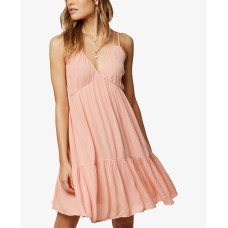 O’Neill Women's Juniors’ Tiered V-Back Dress Cover-Up Swimsuit