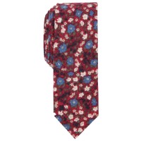 Original Penguin  Men’s Andras Skinny Floral Tie (Red)