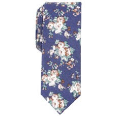 Original Penguin Men’s Babcock Floral Skinny Tie (Navy)