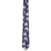  Men’s Babcock Floral Skinny Tie (Navy)