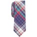  Men’s Beale Skinny Plaid Tie (Black)