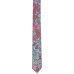  Men’s Brocklin Floral Skinny Tie (Red)