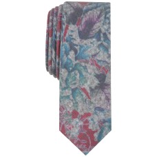 Original Penguin Men’s Brocklin Floral Skinny Tie (Red)