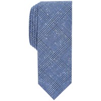 Original Penguin  Men’s Dez Plaid Skinny Tie (Navy)
