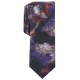 Men’s Doleman Skinny Floral Tie (Purple)