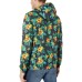  Men’s Tropical Floral-Print Hooded Windbreaker