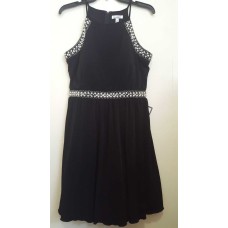 PEARL TRIM ITY CHOCKER SPEECHLESS dress Black, SIZE 13