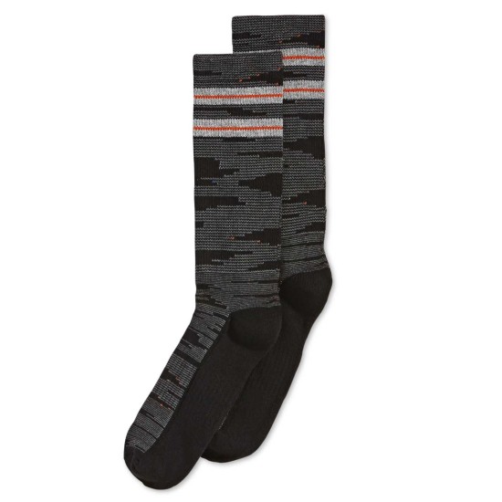  Men’s Casletic Printed Socks (Black)