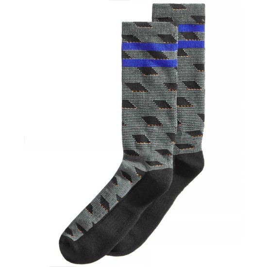  Men’s Casletic Printed Socks (Black, 7-12)