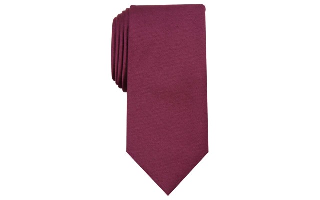  Men’s Elise Solid Tie (Wine)