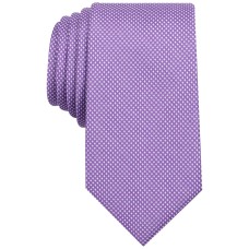 Perry Ellis Mens Micro Dot Self-Tied Neck Tie (Purple)