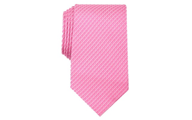  Men’s Vidmar Mini Neat Silk Tie (Pink)