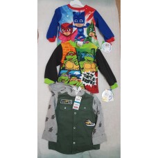 Pj masks, Ninja Turtles and First Impressions Tops 2T Boy Bundle 3 pcs