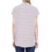  Henley Blouse Print Shirt With Front Chest Pocket