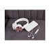  Wireless Audio Kit Bluetooth Headphones, Bluetooth Earbuds, Bluetooth Speaker (White)