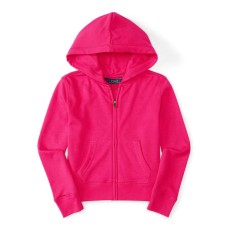 Polo Ralph Lauren® Girls’ 2T Terry Full Zip Hoodie (Pink)