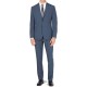 Premium Men’s Regular Suit 2 Piece Tech Two Button (Slate Gray, Large)